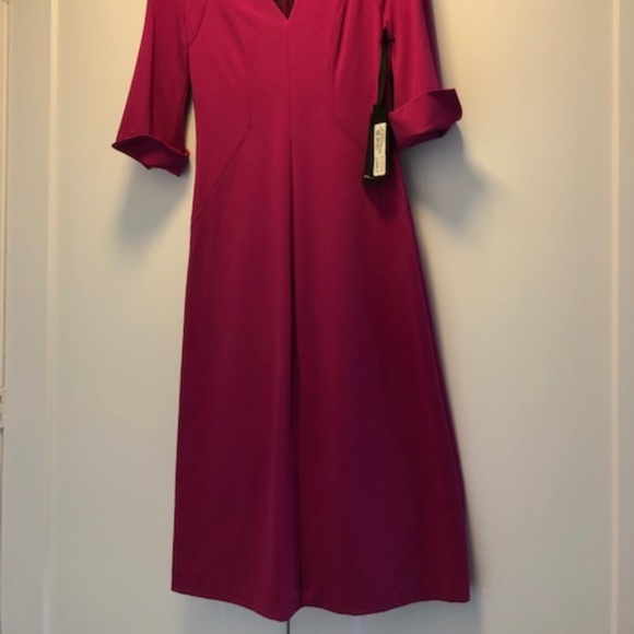 PINKO Catino Fuschia Scuba Dress - NWT - Picture 2 of 4